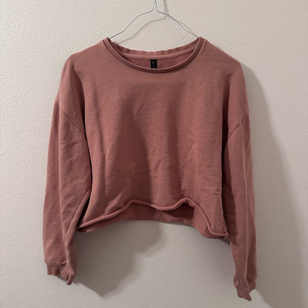Gentle Fawn Dusty Rose Cropped Sweatshirt